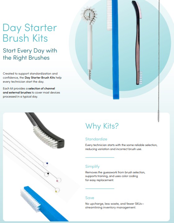 Medical Device and Instrument Cleaning Brushes